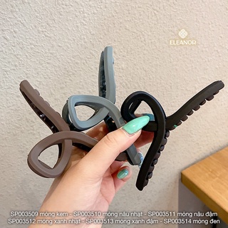Kẹp tóc nữ càng cua Eleanor Accessories dạng trơn basic phụ kiện tóc kẹp tóc 3511