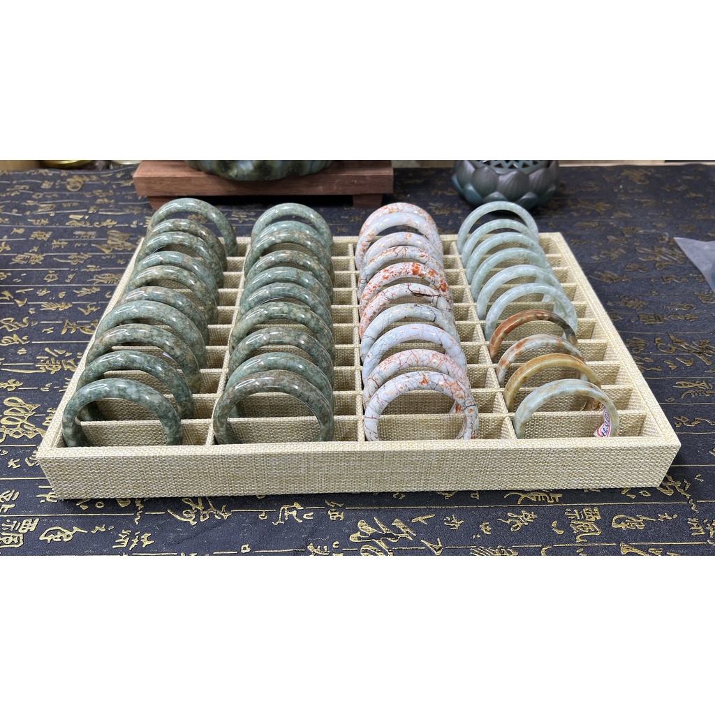 Khay Đựng và Bảo Quản Trang Sức Bằng Vải Bố Chắc Chắn, Sang Trọng