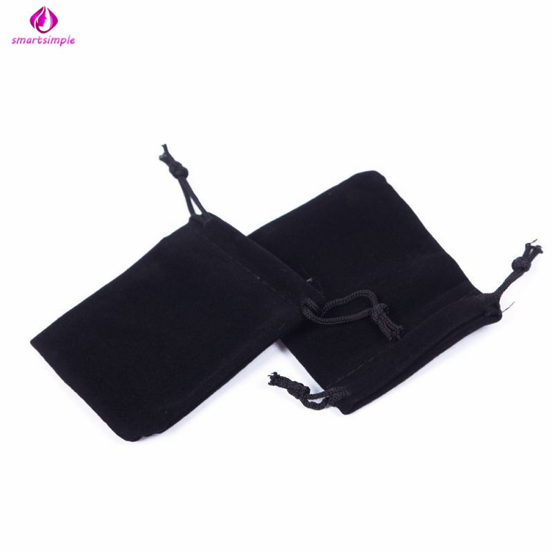 Túi đựng phụ kiện trang sức nhỏ 7*9cm có dây rút chất liệu vải nhung