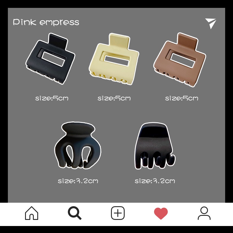 Kẹp Tóc Thiết Kế Nhỏ Nhắn Xinh Xắn Thời Trang Theo Phong Cách Hàn Quốc Cho Nữ