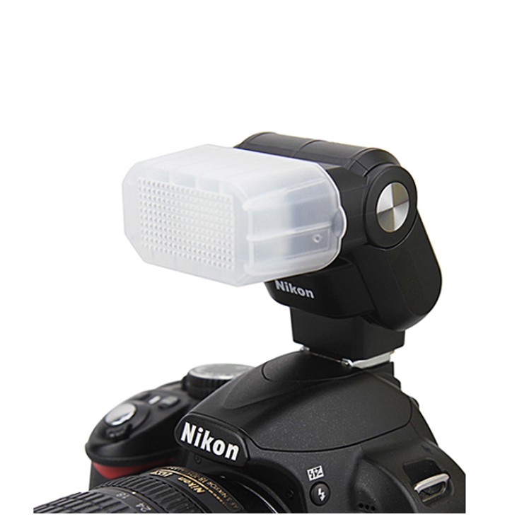 JJC Vòm khuếch tán đèn flash di động cho đèn flash Nikon SB-300 SB-N7 SB-N5 ， Làm mềm và khuếch tán ánh sáng trực tiếp