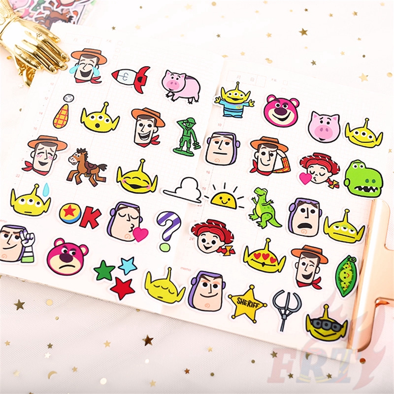 Set 40 nhãn dán trang trí nhân vật trong Toy Story độc đáo dễ thương Q-1