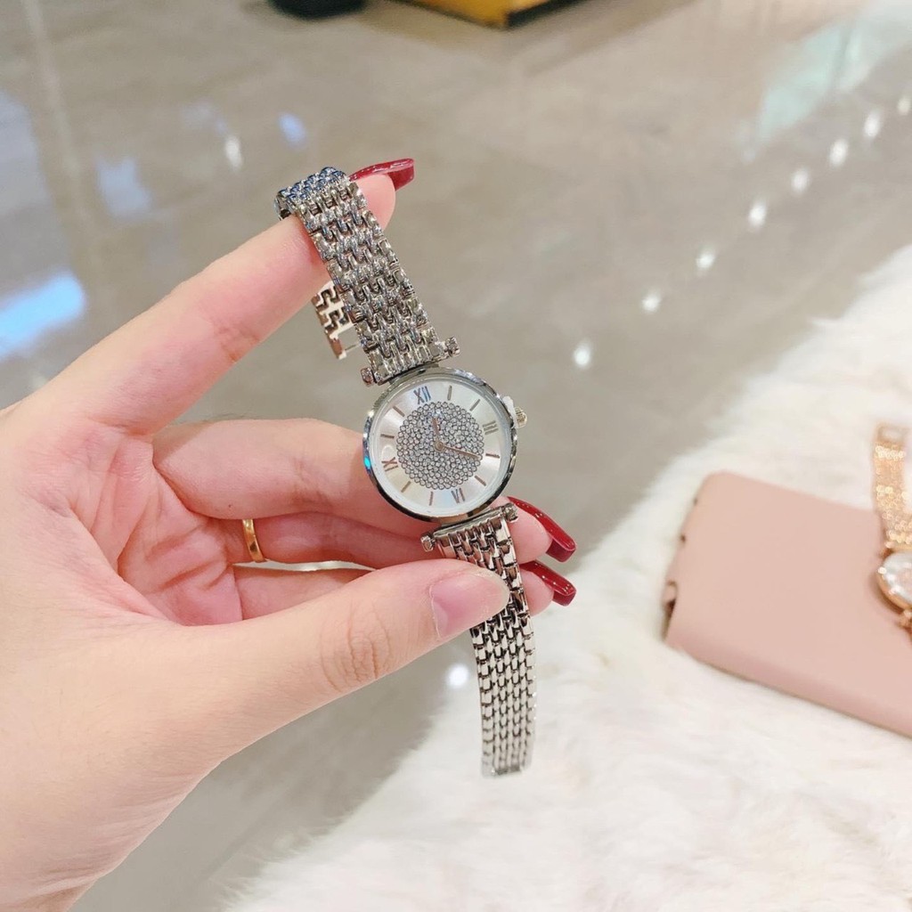 Đồng Hồ Nữ RaNa 842 Dây Kim Loại Cao Cấp Mặt Đính Đá Sang Trọng - Tặng Kèm Hộp | BigBuy360 - bigbuy360.vn