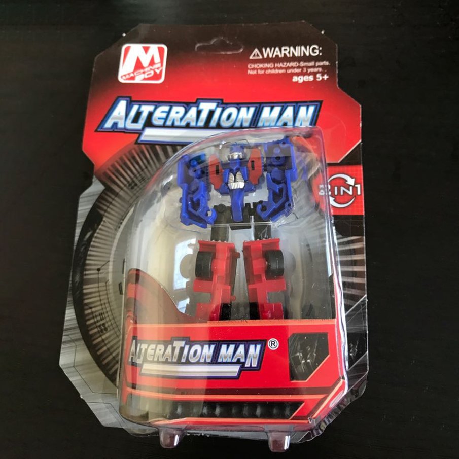 Đồ Chơi Robot Biến Hình Xe Bằng Nhựa Cho Bé