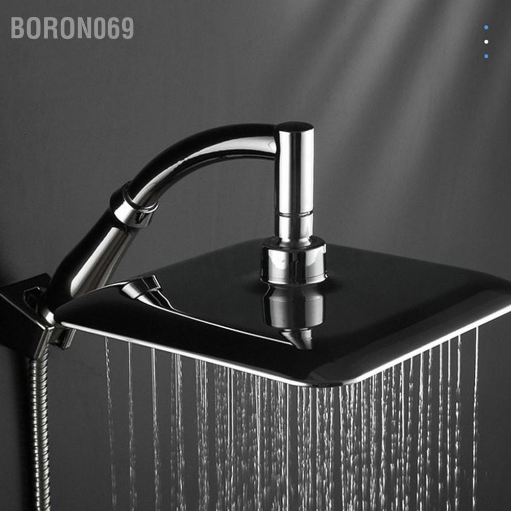 9inch Đầu vòi hoa sen áp suất cao Điều chỉnh đa năng Phòng tắm tăng trên cùng Boron069