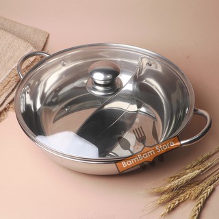 NỒI LẨU 2 NGĂN INOX NL2N01