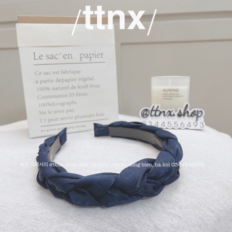 BỜM TÓC MÀU XANH NAVY/ XANH DƯƠNG ĐỦ MẪU FREESHIP