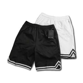 Quần short thể thao nam phong cách phối trắng đen cá tính DILANO QTT01