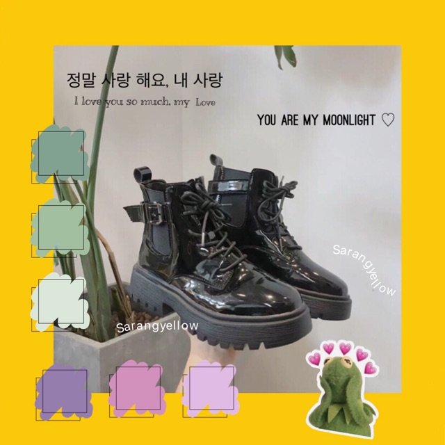 Giày boots ulzzang (order)