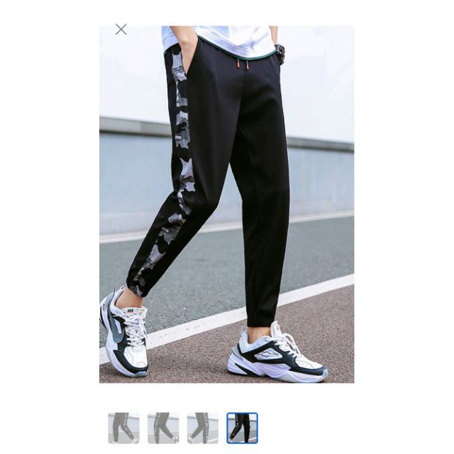 Quần jogger kaki viền lính hot (kèm video hình thật)