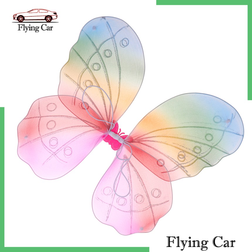 Set 2 Bươm Bướm Kim Tuyến Nhiều Màu Sắc Dùng Hóa Trang Tiệc Sinh Nhật Cho Bé