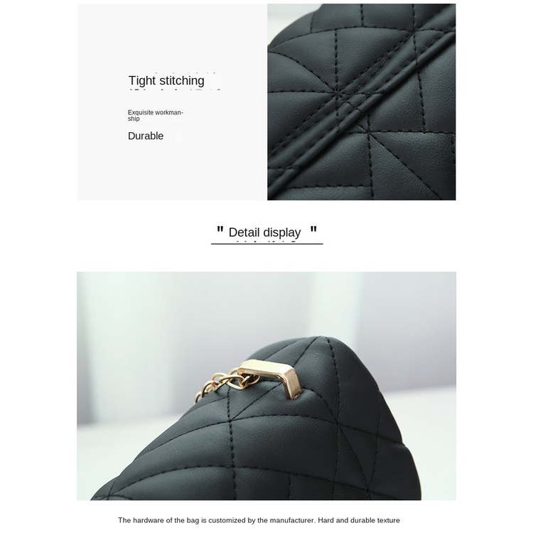 Túi Đeo Vai Hình Vuông Cỡ Nhỏ Thêu Họa Tiết Kẻ Sọc Đính Đá Có Khóa Gài Thời Trang 2022 Cho Nữ