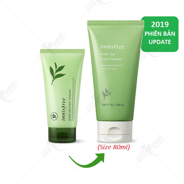 Sữa Rửa Mặt Chiết Xuất Từ Trà Xanh Innisfree Green Tea Foam Cleanser 150ml