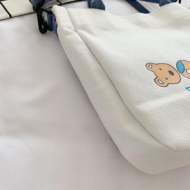 Túi Xách Canvas Sức Chứa Lớn Thời Trang Mùa Hè Cho Nữ