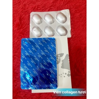 Viên collagen tươi làm mặt nạ