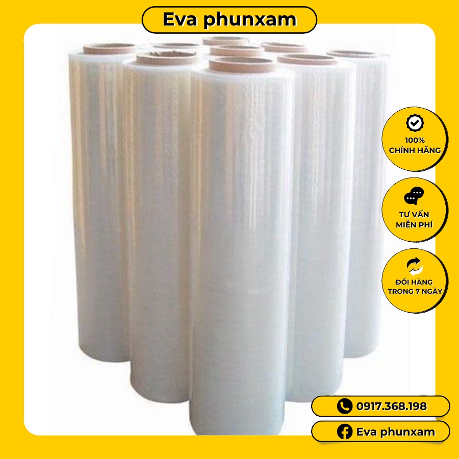 Cuộn màng co ủ tê giảm béo Cuộn nilon ,màng co quấn bụng,giảm béo [ cuộn 1KG]