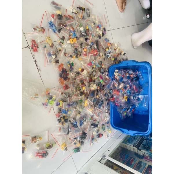 Đồ chơi nhân vật minifigure Le go chính hãng đã qua sử dụng set 5 & Set 10 con
