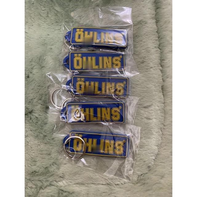 Móc khoá chữ Ohlins cao su Silicon siêu đẹp (chữ 2 mặt) . DoChoiXeMay