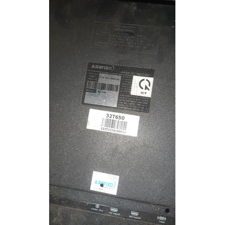 Cặp loa tivi Asanzo 32T650 bóc máy