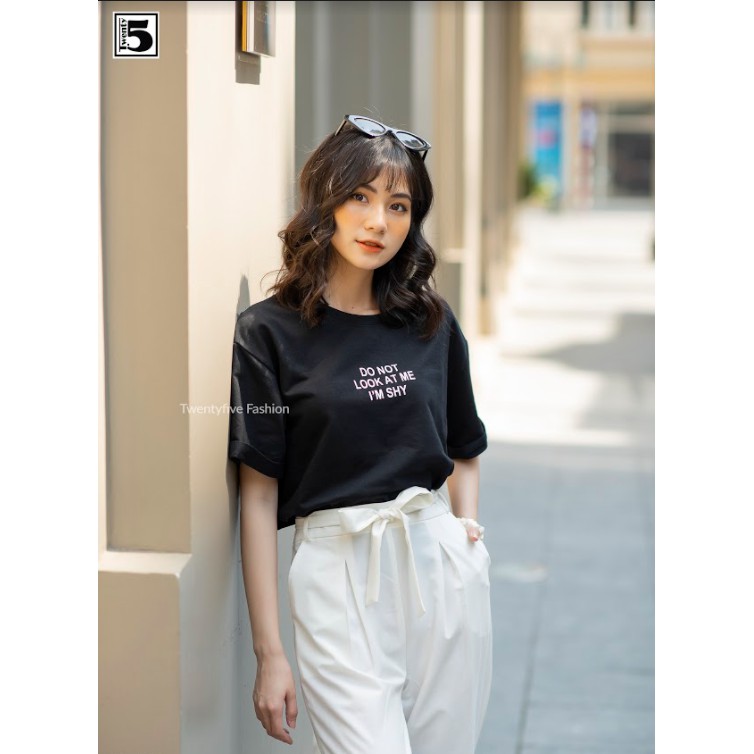 Quần baggy nữ thắt nơ Twentyfive M615