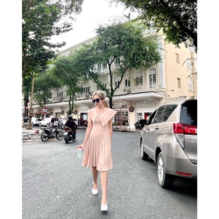 [Moda de lita] Đầm xếp ly eo Annies
