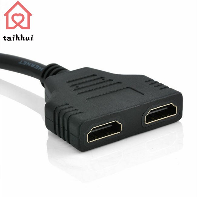 Cáp Chia 1080p Hdmi Sang Hdtv 1 Đầu Vào 2 Đầu Ra