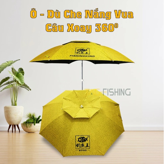 Ô - Dù Che Nắng Vua Câu Xoay 360,đường kính 2.2m