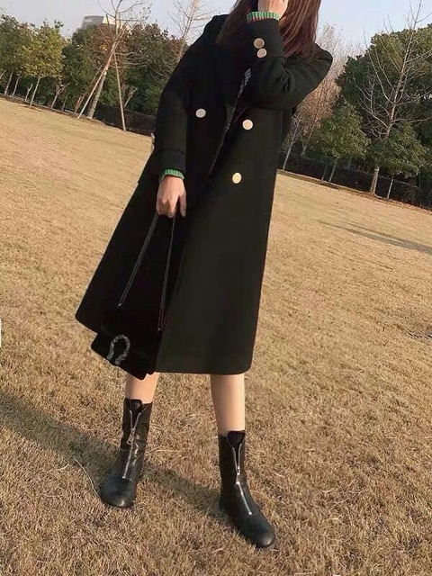 Áo khoác dạ tay khuy