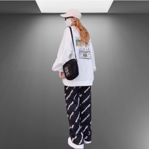 Áo Sweater Trắng In Bánh Cookie, Áo Sweater Dày Dặn Siêu Xinh Hot Trend Anne Boutique Mã 594