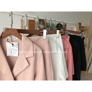 [VIDEO ẢNH THẬT] SET 2 MÓN ÁO BLAZER TRƠN & CHÂN VÁY CHỮ A (CÓ SẴN)
