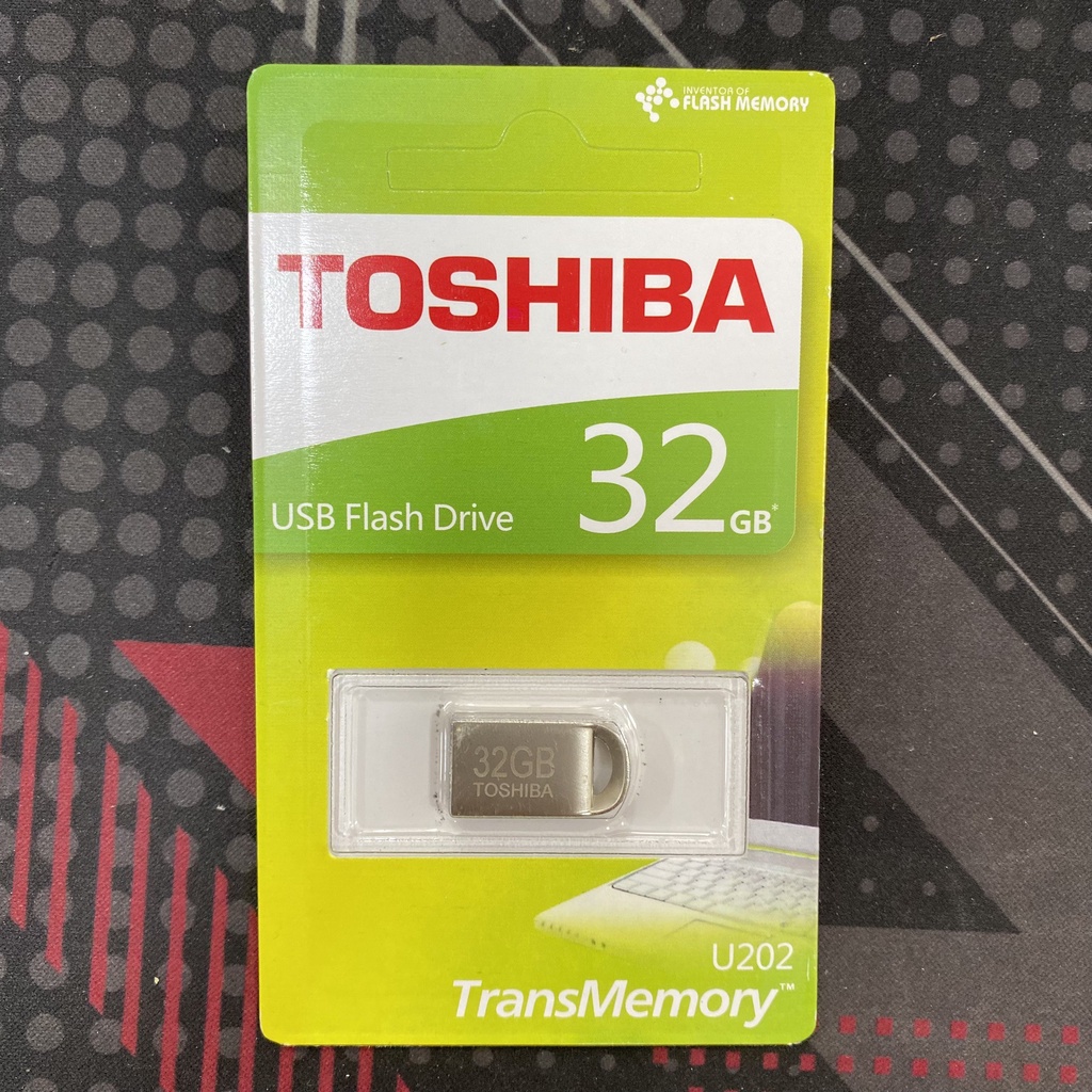 USB Toshiba U202 64gb/32gb/16gb/8gb/4gb Vỏ Kim Loại Nhỏ Gọn, Chống Nước - Bảo Hành 1 Năm