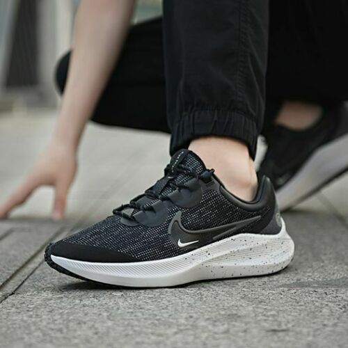 Giày thể thao nam - sneaker nam - Nike Air Winflo 8 Shield - màu đen trắng- chống nước - DC3727-001-Hàng Chính Hãng