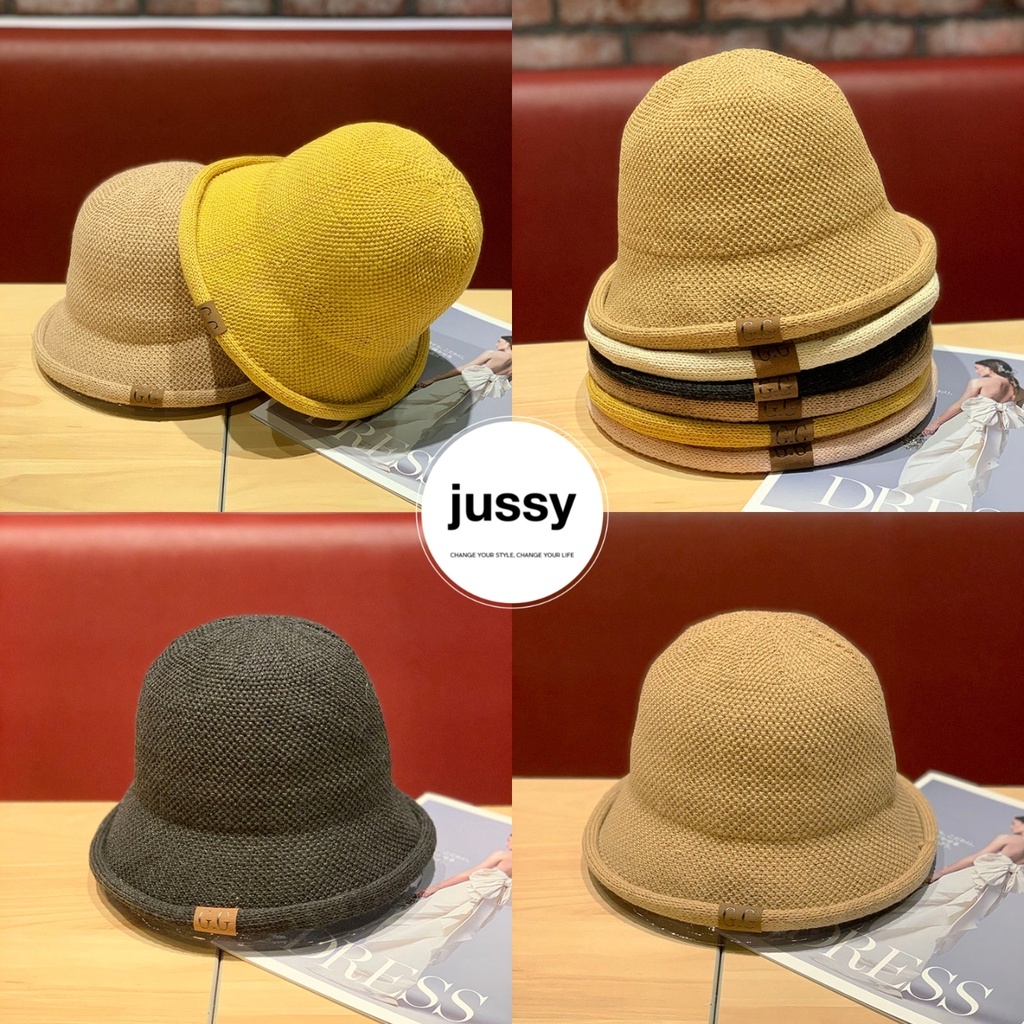 Mũ Bucket Len Mềm Vành Cụp Viền Cuộn Jussy Fashion Kiểu Nón Len Beanie Phong Cách Hàn Quốc Hottrend Nhiều Màu Hot Trend