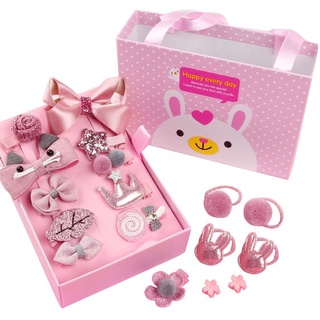 Set  kẹp, cột tóc cho bé  dễ thương, đồ buộc tóc  bé gái