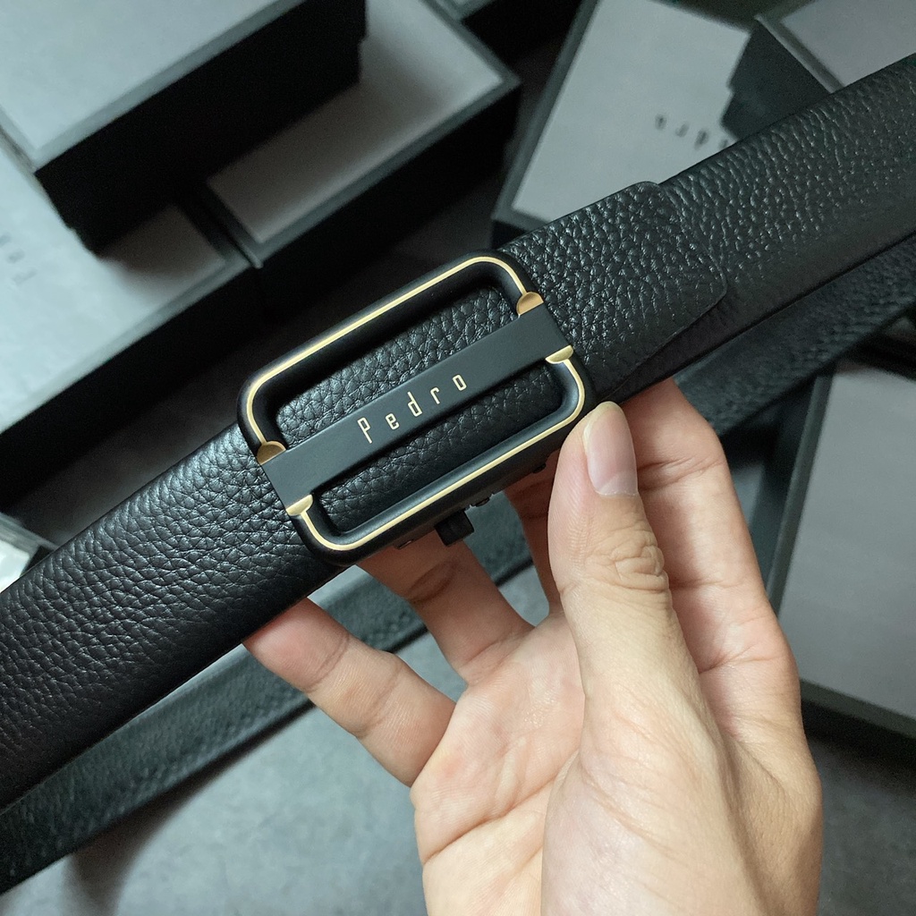 Nịt nam cao cấp mặt chữ nhật nncc - NN319