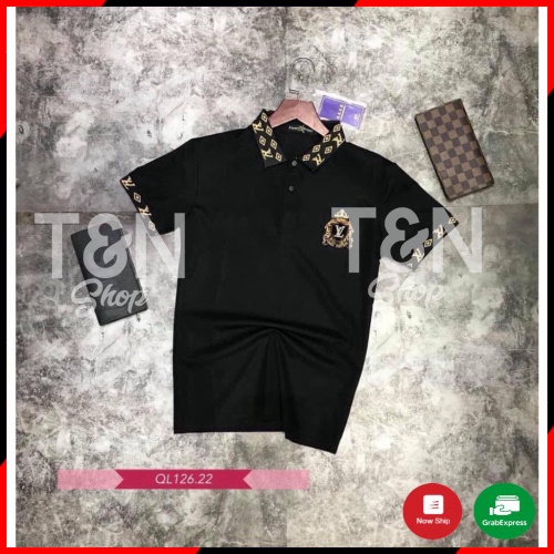 Áo thun Polo nam cổ bẻ LOGO VL (có bigsize từ 35-90kg) XM011