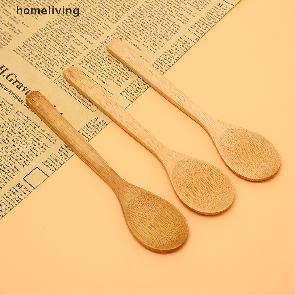 Muỗng Tre Tròn Múc Canh / Cà Phê / Muối Tiện Dụng Cho Nhà Bếp