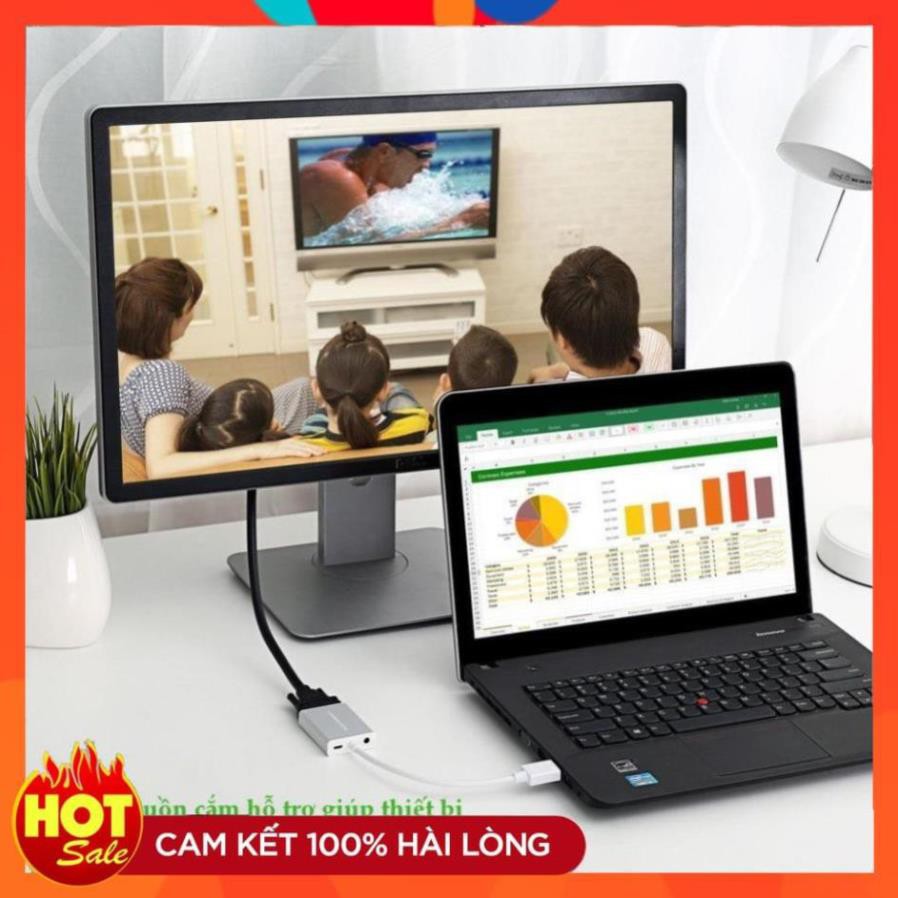 [Chính Hãng] Bộ chuyển tín hiệu HDMI sang VGA kèm theo âm thanh dài 15CM UGREEN MM102 40212 - Hãng phân phối chính thức