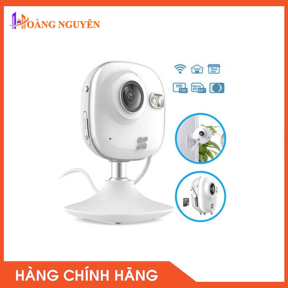 [ HÀNG CHÍNH HÃNG ] Camera wifi đa năng EZVIZ CS-CV200-A0-52WFR Mini Plus (White).