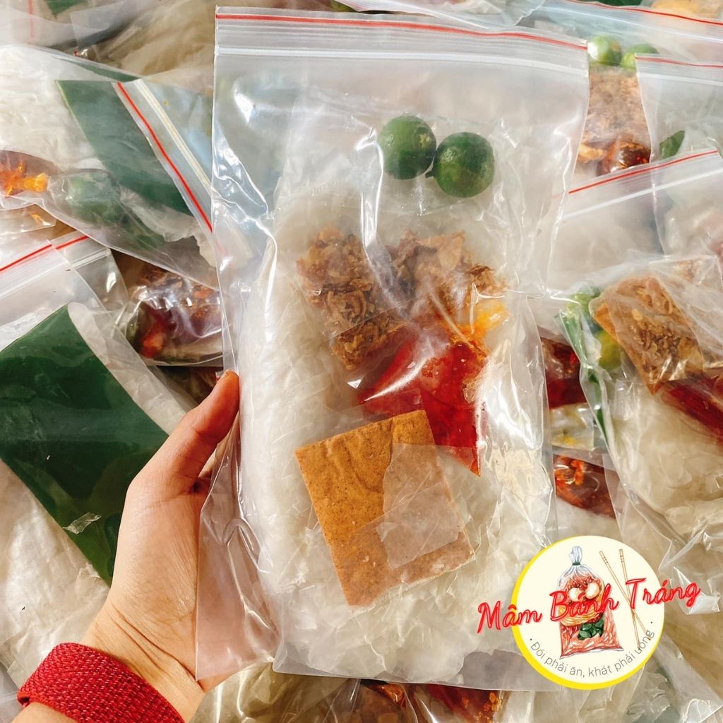 Bánh tráng phơi sương lá chuối lớn bánh tráng trộn phơi sương Tây Ninh - 04100056