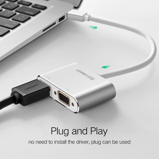 Cổng Chuyển Đổi Mini DisplayPort Sang HDMI + VGA Ugreen (20421)