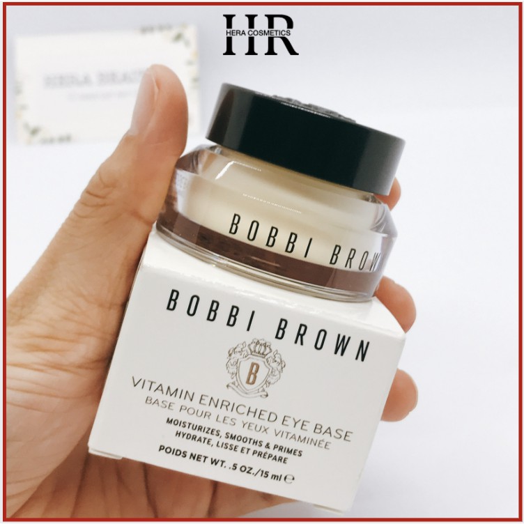 Tem Chính Hãng- Kem lót & dưỡng ẩm mắt Bobbi Brown Vitamin Enriched Eye Base - Eye Cream and Primer 15ml | BigBuy360 - bigbuy360.vn