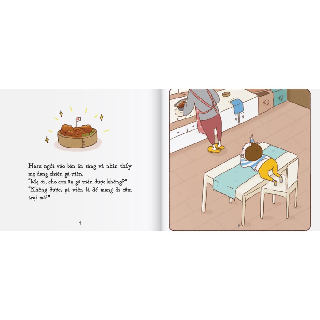 Sách Ehon Nhật Bản - Combo 8 cuốn Taku, Hasu - dành cho bé từ 2 tuổi