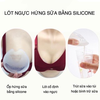 Phễu hứng sữa rảnh tay Silicon Babuu