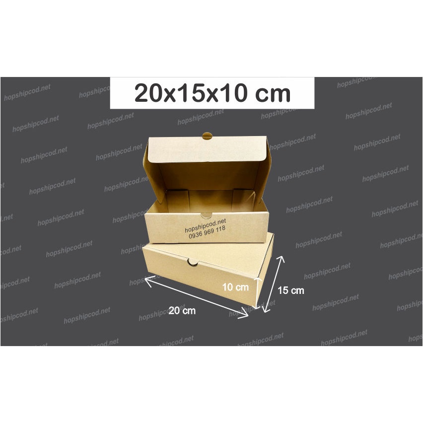 20x15x10 cm Hộp nắp gài