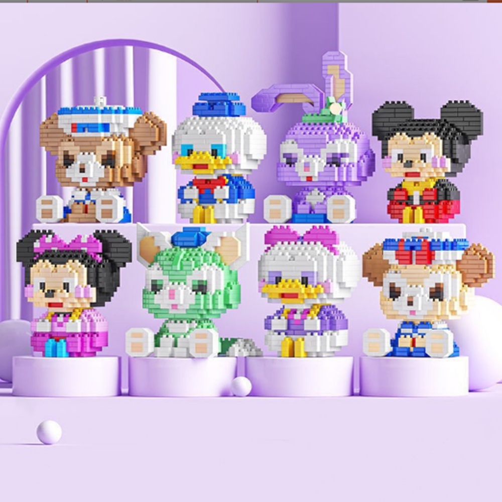 1 bộ đồ chơi xếp hình lego phong cách Nhật Bản dễ thương cho bé