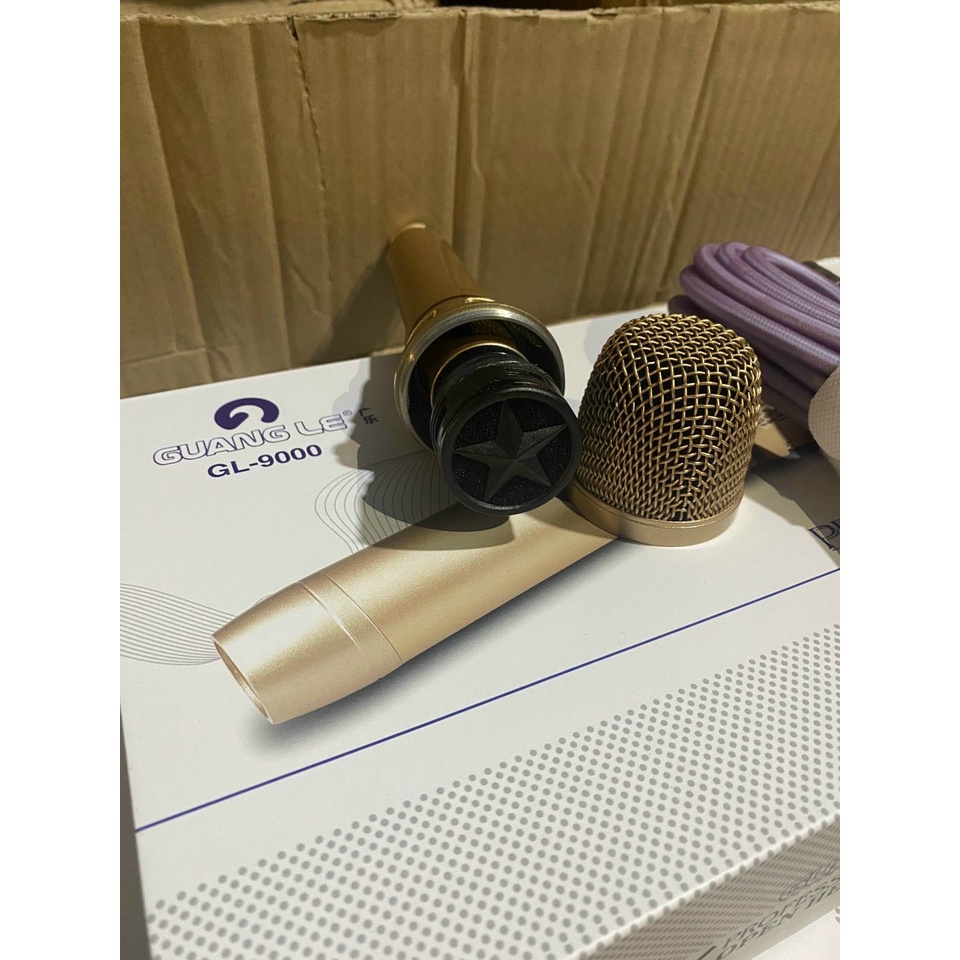 Micro GUANG LE GL-9000 mic có dây Micro có dây hát Karaoke Cực HayGiá Tốt - Micro Karaoke