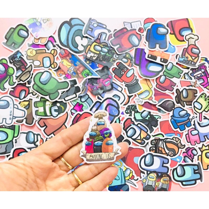 10-50 hình sticker among us decal