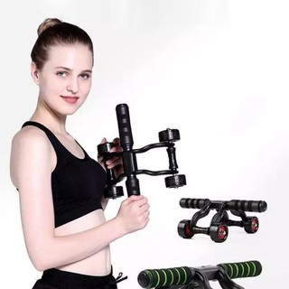 Con lăn tập bụng 4 bánh cao cấp [chính hãng]