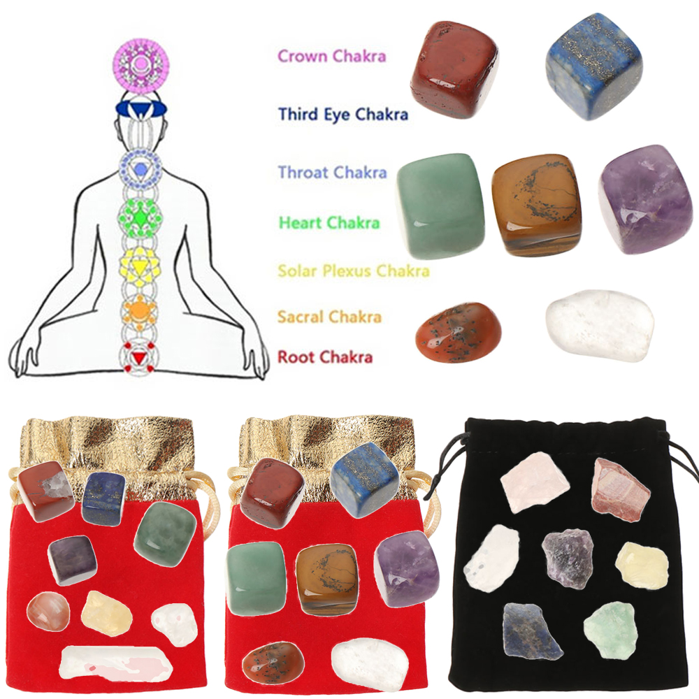 Đá Khoáng Chất Tự Nhiên 7 Màu Dùng Làm Đồ Trang Sức